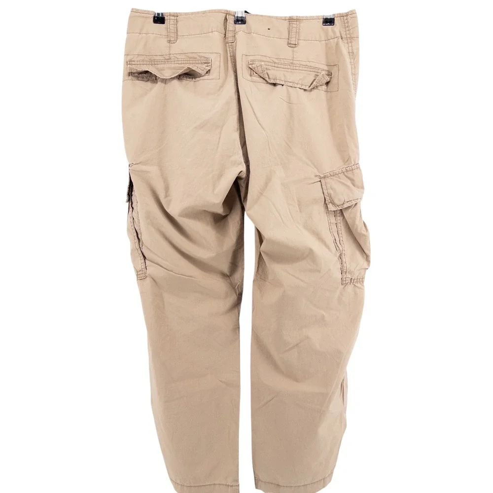 Vintage Ralph‎ Lauren Polo Jeans Co Cargo Pants Men's 34x28 Lightweight Y2K Tan